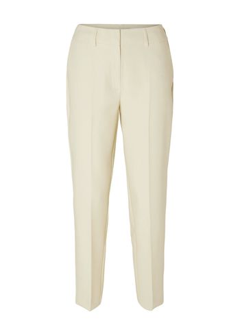 Selected Femme - Pants - SLFRita-Ria MW Cropped Pant NOOS - Birch