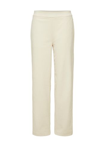 Selected Femme - Byxor - SLFZoey MW Pant EX - Sandshell