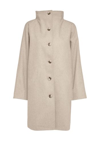 Selected Femme - Coat - SLFVinni Wool Coat - Sandshell