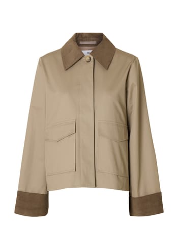 Selected Femme - Jakke - SLFAsya Jacket - Greige