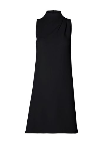 Selected Femme - Abito - SLFFenja Midi SL Dress - Black