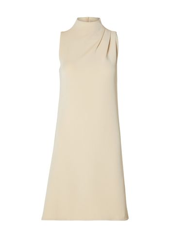 Selected Femme - Kleid - SLFFenja Midi SL Dress - Sandshell