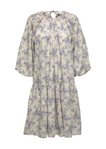 Selected Femme - Sukienka - SLFBlair 3/4 Short Dress - Birch