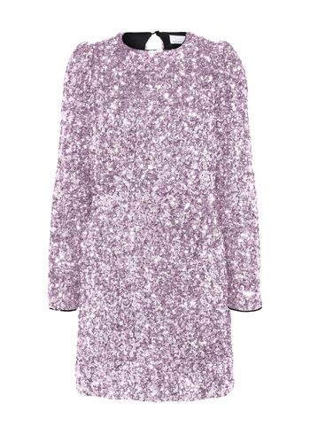 Selected Femme - Kjole - SLFColyn Short Sequin Dress - Pink Lavender