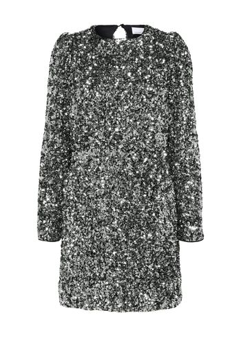 Selected Femme - Kleid - SLFColyn Short Sequin Dress - Silver