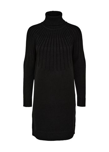 Selected Femme - Vestir - SLFNima Knit Dress - Black