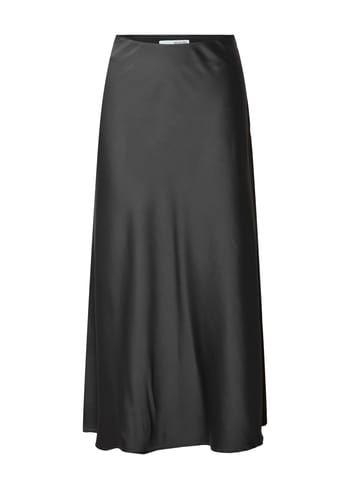 Selected Femme - Spódnica - SLFLena HW Midi Skirt - Volcanic Ash