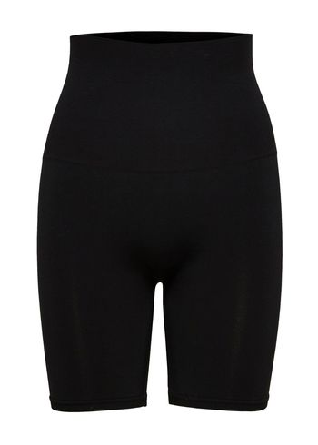 Selected Femme - Pantalones cortos - SLFSally Shapewear Shorts - Black