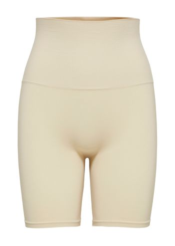 Selected Femme - Pantalones cortos - SLFSally Shapewear Shorts - Sandshell