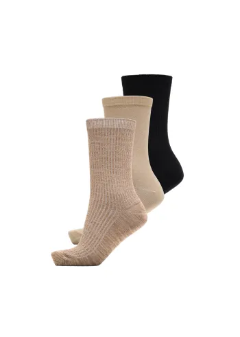 Selected Femme - Socks - SLFAlberte 3-pack Giftbox - Irish Cream