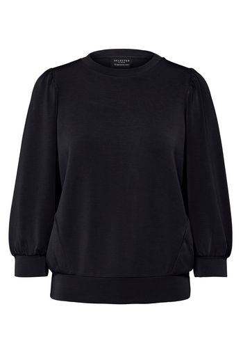 Selected Femme - Sweatshirt - SLFTenny Sweat Top NOOS - Black
