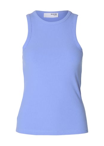 Selected Femme - Top - SLFAnna O-Neck Tank Top NOOS - Cornflower Blue