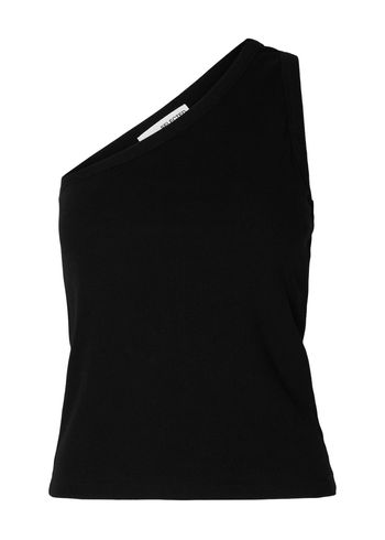 Selected Femme - Início - SLFAnna One Shoulder Top - Black