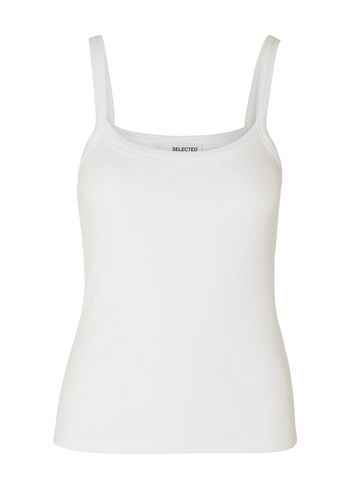 Selected Femme - Início - SLFCelica Anna Strap Tank Top - Bright White