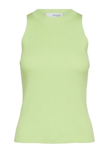 Selected Femme - Top - SLFSolina SL Knit Top - Sharp Green