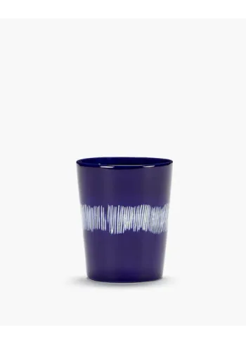 Serax - Copie - Tea Cup Dark Blue White Feast - Dark Blue White