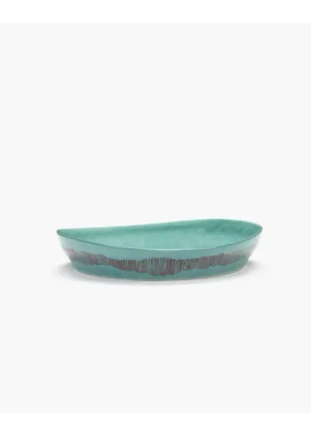 Serax - Servierplatte - Serving Bowl Feast - Azure Stripes Red S