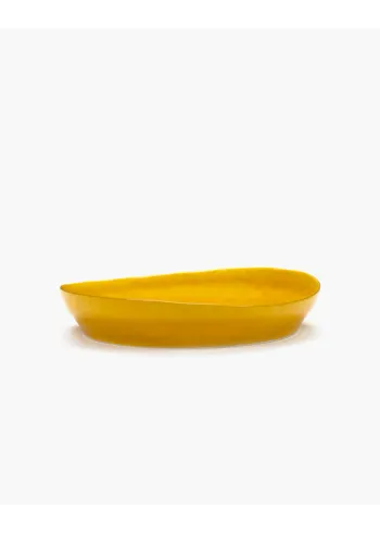 Serax - Serving platter - Serving Bowl S Yellow Dots Black Feast - Yellow S