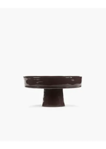 Serax - Serving bowl - Deep Plate Foot La Mère - Ebony L