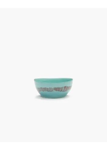 Serax - Schüssel - Bowl Feast - Azure Stripes Red S