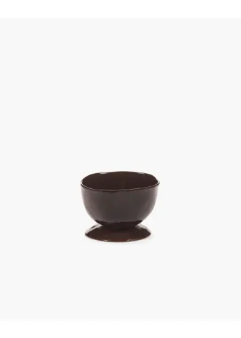 Serax - Bowl - High Bowl On Foot La Mère - Ebony S