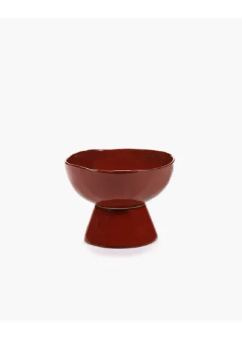 Serax - Bowl - High Bowl On Foot La Mère - Venetian Red L