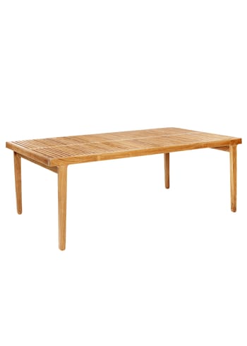 Sibast Furniture - Havebord - Rib Dining Table - Teak 180