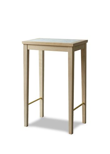 Sibast Furniture - Tavolino - Sibast No.1 Sidetable - Soaped Oak / White Marble