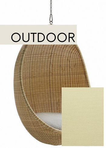 Sika - - Tailor-made cushion for Hanging Egg - Exterior (Outdoor) - Tempotest Beige