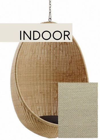 Sika - Cuscino - Tailor-made cushion for Hanging Egg Chair - Rattan - Beige
