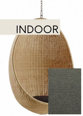 Sika - Cojín - Tailor-made cushion for Hanging Egg Chair - Rattan - Silver