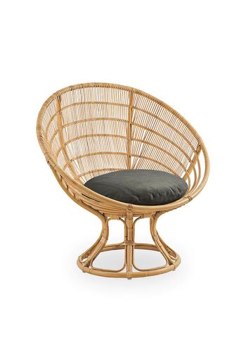Sika - Lounge stoel - Luna Lænestol - Stel: Natural / Hynde: A631, Youtoo, Sand