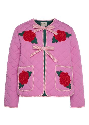 Sissel Edelbo - Jacket - Penny Organic Cotton Quilted Jacket - Cyclamen