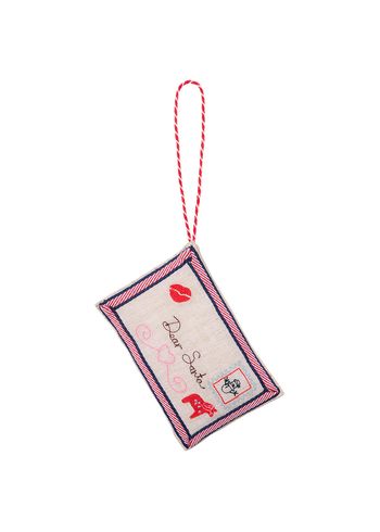 Sissel Edelbo - Julepynt - Christmas Letter Ornament - Santa