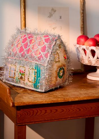 Sissel Edelbo - Julepynt - Large Gingerbread Kantha House - No. 244