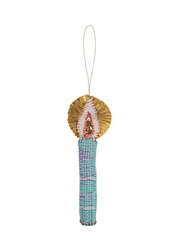 Sissel Edelbo - Christmas Ornaments - Light Kantha Ornament - Ray No. 16