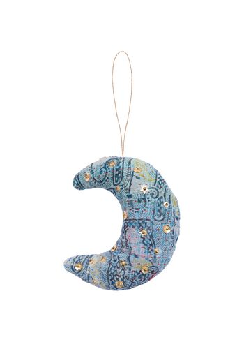 Sissel Edelbo - Joulukoristeet - Moon Kantha Ornament - Skywalker