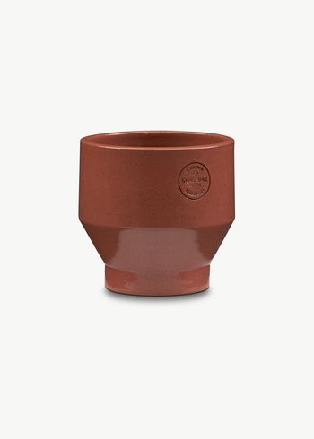 Skagerak - Jar - Edge Pot - Burned Red / Ø15xH15 / Indoor