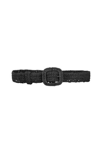 Skall Studio - Ceinture - Carla Straw Belt - Black