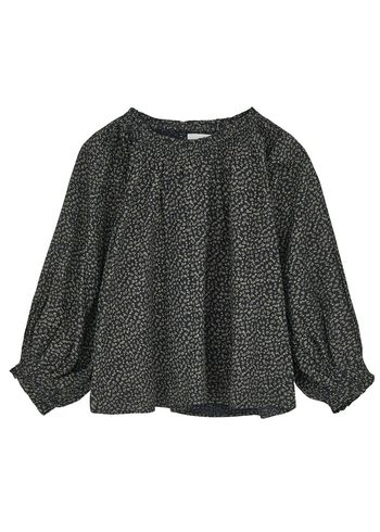 Skall Studio - Blusa - Carla Blouse - Eline print/Black/Beige