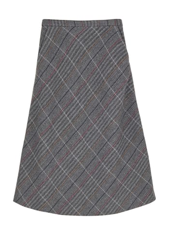 Skall Studio - Gonna - Julian Skirt - Grey Herringbone