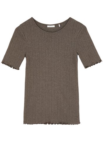 Skall Studio - Maglietta - Edie Tee - Brown melange