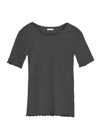 Skall Studio - T-shirt - Edie Tee - Dark Grey Melange