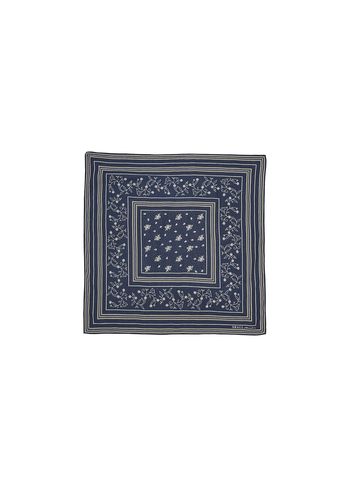 Skall Studio - Šátek - Skall Classic Scarf 50x50 - Navy/Beige/Cream