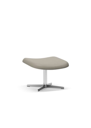 Skipper Furniture - Footstool - Cento Home Footrest / By O&M Design - Samoa 132 / Polished Chrome