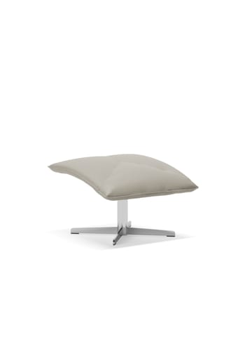 Skipper Furniture - Poggiapiedi - Wave Footrest / By O&M Design - Samoa 132 / Polished Chrome