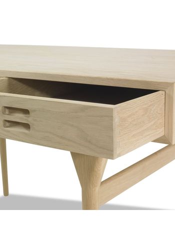 Snedkergaarden - Skrivbord - ND93 Desk - Oak 2 Drawers