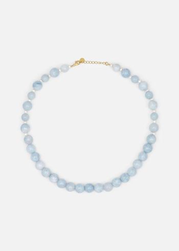 Sorelle Jewellery - Collier - Fearless Necklace - Light Blue Aquamarine