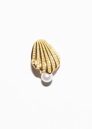 Sorelle Jewellery - Oorbel - Shell Earstick - Gold