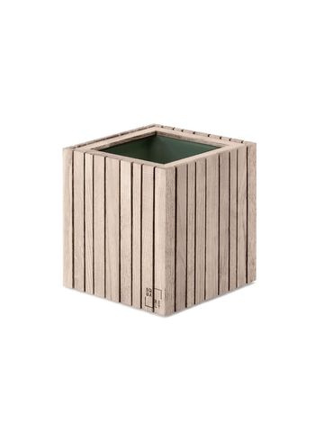 SQUARELY CPH - Caja para plantas - GrowON - Natural Oak (For indoor use only)